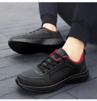 Zapatillas de deporte de cuero de alta calidad para hombre, zapatos informales impermeables, zapatillas ligeras para correr al aire libre, Tenis deportivos, zapatos planos masculinos - details 19