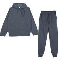 Chándal con capucha para hombre y mujer, conjunto deportivo de dos piezas, sudadera con capucha cálida de manga larga - details 7