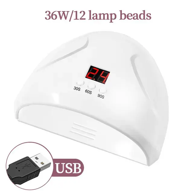 Secador Profesional UV LED de Fototerapia LINMANDA Herramienta de Manicura de Salón para Esmalte de Uñas Secado Rápido y Eficiente - 1