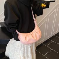 Bolso cruzado plisado de estilo coreano, bolso ligero de Color sólido de PU, bolso de mano de cuero suave, bolso de hombro para mujer - details 12
