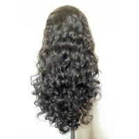 Peluca rizada negra para mujer, pelo de fibra resistente al calor, Cosplay, fiesta de disfraces, uso en vacaciones - details 5