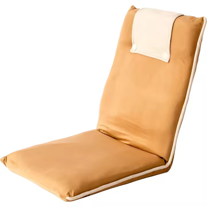 Sillon Lectura - Cojin de Suelo con Respaldo Reclinable para Cama y Sofá - Silla Plegable Acolchada para Meditación, Relax, Gaming - 1