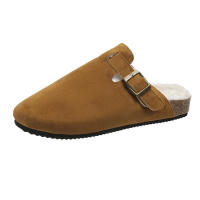 Plus Velvet Birken Sandalias de medio resbalón para mujer Ropa de verano al aire libre Punta redonda Zapatos perezosos de medio resbalón - details 4