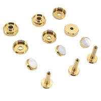 Hebilla de pistón de trompeta de botón pequeño, herramienta Musical portátil de latón, accesorios para instrumentos, 12 piezas - details 0