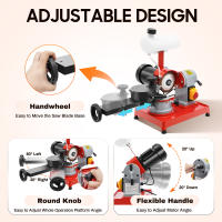 Afilador de hojas de sierra, amoladora Circular de agua de ángulo giratorio, 220V, 370W, 2850rpm, 66x3,5x50,5 cm/25,98x12,79x19,88 pulgadas - details 7