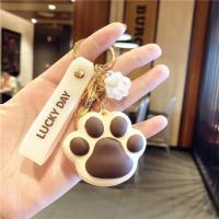 Llavero de Gato Pata de Idea Animada Llavero Colgante de Corazón Lindo para Mujeres - details 3