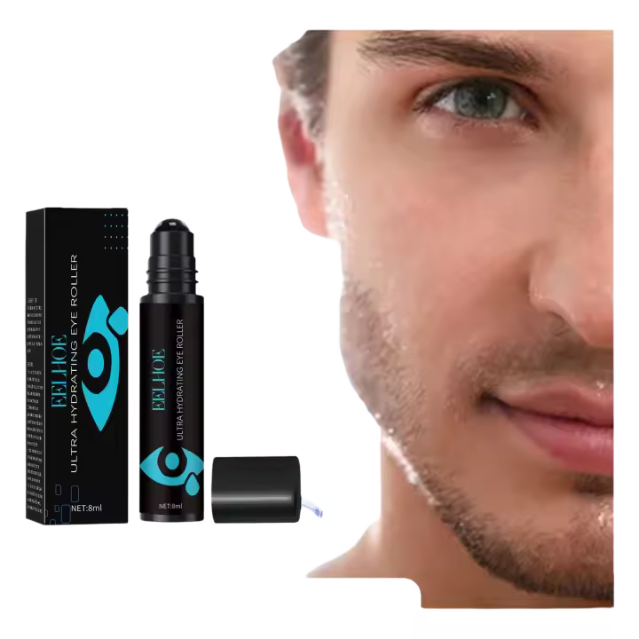 EELHOE-suero para ojos, eliminación de ojeras, tratamiento de hinchazón, crema reafirmante para ojos, eliminación antiarrugas, suero con rodillo para ojos, 8ml - 1