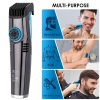 Recortador de barba al vacío para hombres con 20 longitudes y estilos ajustables, recortador de vacío incorporado para bigote, patillas, vello facial, recortador de bigote recargable - details 3