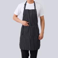 Delantal ajustable para adultos, delantal de Chef a rayas para restaurante, Camping al aire libre, Picnic, cocina, 1 unidad - details 3