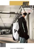 Gran oferta, bolsa de viaje multifuncional personalizada para deportes, Yoga, gimnasio, color blanco y negro de gran capacidad, con correas resistentes - details 0
