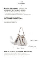 Primavera y verano nueva holgura Baina bolso tote bolsa de basura de gran capacidad bolsa de cercanía bolsa callejera - details 3