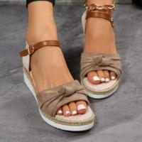Sandalias informales con tacón de cuña para mujer, zapatos de verano - details 2