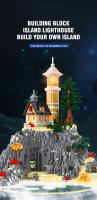 Bloques de construcción de faro para niños, juguete con luz LED DIY, 5100 piezas, Micro ladrillos, bloques de montaje, juguetes, regalos para cumpleaños de niños - details 0