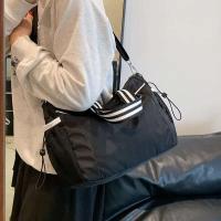 Bolso de mano sencillo e informal de gran capacidad en 3 colores, bolso cruzado con correa de hombro extraíble para mujer Schultertasche - details 12