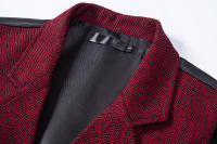 Chaleco de Doble Abotonadura para Hombres en Otoño Traje de Pana Gruesa de Heringbone - details 5