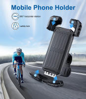 Soporte de teléfono móvil para bicicleta y motocicleta, soporte de navegación GPS, rotación de 360 ° - details 1