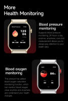Reloj mujer inteligente Bluetooth llamadas Fitness ritmo cardíaco exterior deporte hombre reloj - details 11