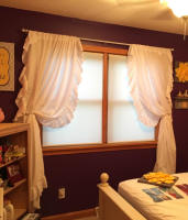 Cortinas de Estilo Princesa Nórdica con Flecos Decorativas en Color Sólido para Sala de Estar Dormitorio Material de Poliéster 100% Tema Romántico Cortinas Lavables de Largo 260cm y Más - details 8