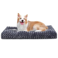 Cama de felpa suave y lavable para perro, cama esponjosa y transpirable para mascotas pequeñas y medianas - details 0