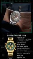 Reloj de Hombre MINIFOCUS Estilo Aviador – Cuarzo, Luminoso, Fecha, Acero Inoxidable - details 4