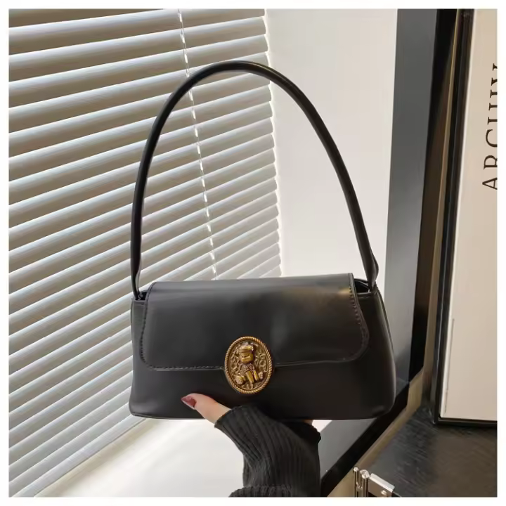 Bolso Retro de Underarm Francés 2025 Bolso de Lujo Ligero de Mano Bolso Casual de Hombro para Mujer - 1