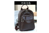 Mochila retro simple de cuero casual para viajes diarios, primera capa de cuero de vaca, mochila para mujer, bolso de cuero suave. - details 4