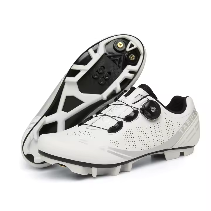 Zapatillas de ciclismo Unisex de marca para hombre, zapatos para bicicleta de carreras, zapatillas de bicicleta de velocidad con bloqueo automático, zapatos para mujer, bicicleta de montaña Spd Mtb - 1