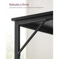 Mesa de Trabajo Pequeña Industrial Ideal para Teletrabajo, Estudio, Dormitorio 60 x 135 x 76cm - details 19