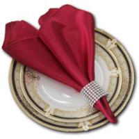 Servilletas de mesa cuadradas de satén, pañuelo para bodas, fiestas, eventos, hoteles y restaurantes, suministros de decoración, 35x35cm, 10 Uds. - details 3
