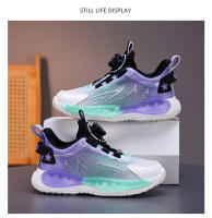 Zapatos deportivos informales para niños de marca de primavera, zapatos ligeros para correr para niños y niñas, zapatillas de deporte con botón giratorio de suela suave para niños - details 21