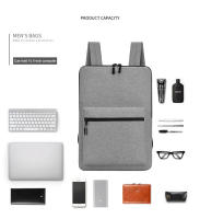 DIENQI Mochila Ultra-Delgada Para 14 ' 15,6 ' Portátil Hombre Multi-uso Bolsa de Trabajo Impermeable - details 5