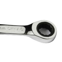 Llave combinada de trinquete corto de acero CR-V, Mini llave Reversible de flor de ciruelo de 8mm-17mm, llave manual de doble uso - details 9
