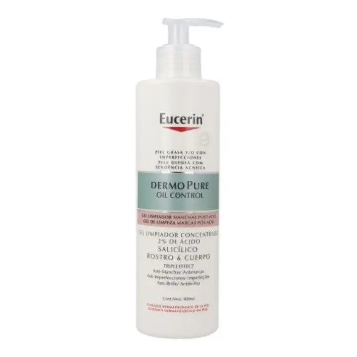 Eucerin DermoPure Gel Limpiador Triple Efecto 400 Ml - 1