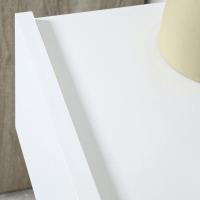 2 Mesitas de Noche Flotantes con 1 Cajón Diseño Montado en la Pared Estilo Moderno para Dormitorio 40x30x15 cm - details 7