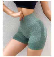 Pantalones cortos de yoga sin costura para mujeres, pantalones deportivos para gimnasios, pantalones ajustados para cintura alta - details 10