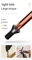 Llave hexagonal Torx con estrella Allen de brazo corto, llaves con orificios de extremo de seguridad, juego de 9 piezas con esta - details 5