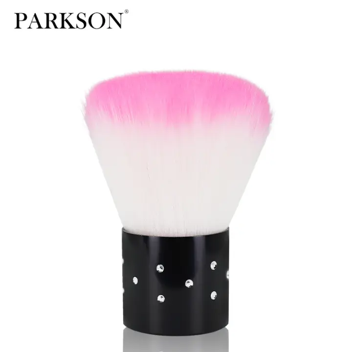 Pincel para manicura para mujer, brocha para quitar el polvo en forma de seta roja y rosa, suave y limpio, herramienta cosmética - 1