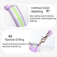 Conjunto de arnés y correa ajustable para perro, chaqueta de malla suave acolchada para gato, arnés transpirable con cuerda de tracción, juego de correa y collares para perro - details 7