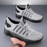 Zapatillas de deporte antideslizantes y transpirables para hombre: zapatillas informales y elegantes para actividades al aire libre de primavera/verano, jogging y entrenamiento en el parque - details 7
