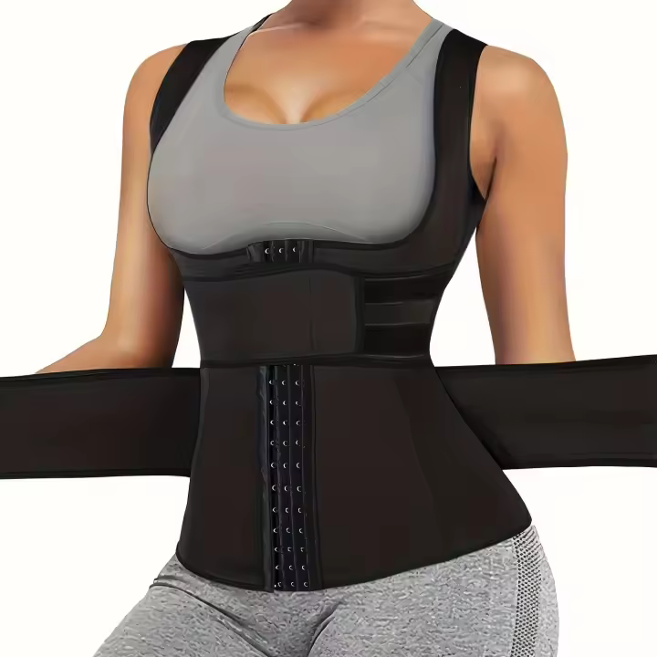 Chaleco De Entrenamiento De Cintura Para Mujer, Cinturón Recortador De Corsé, Moldeador De Cuerpo Adelgazante, Faja De Control - 1