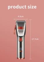 Kemei-cortadora de pelo profesional para hombre, máquina de corte de pelo inalámbrica, recargable, Kit de aseo - details 7