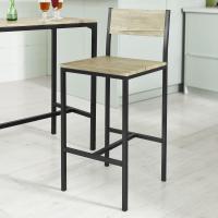 FST53X2 Lote de 2 taburetes con Respaldo,Taburete de Bar, Capacidad hasta 100 Kg,H95cm, ES (2 Taburetes-1) - details 4