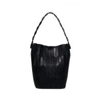 Nuevo bolso de cesta de verduras con diamantes geométricos, bolso de cubo de color de contraste de moda, bolso versátil para mujer. - details 9