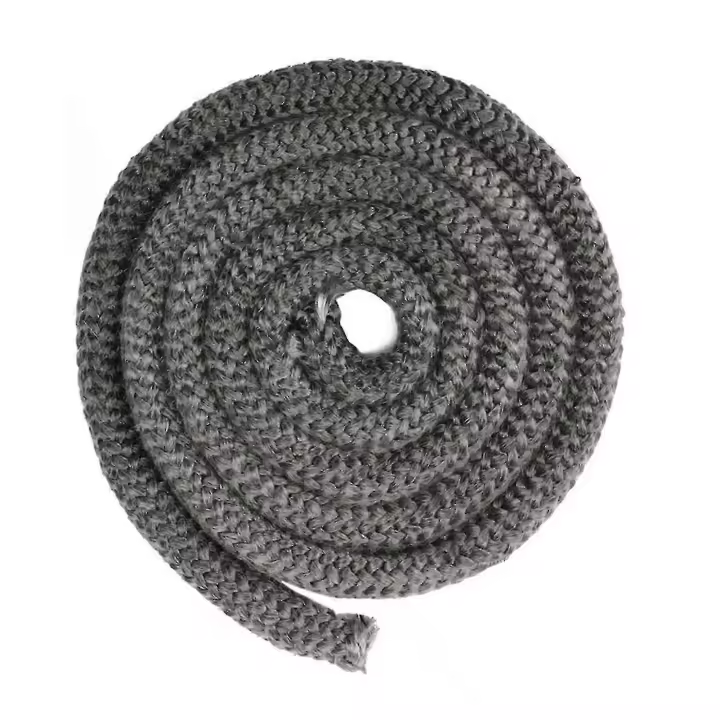 1 rollo de junta de repuesto para estufa de leña, resistencia a altas temperaturas, cuerda de sellado segura sin humo para chimeneas-dwdz - 1