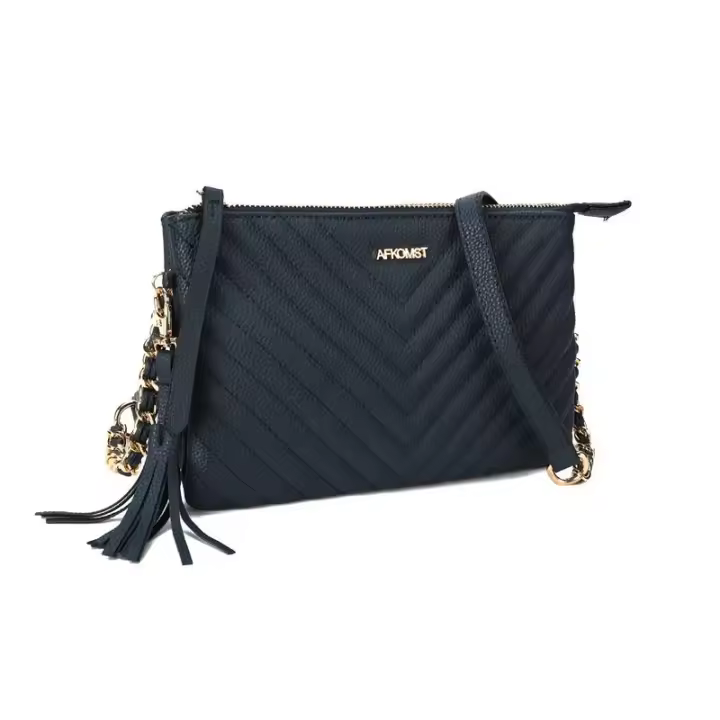 Bolso de hombro clásico vintage Diseño de flecos - Bolso cruzado informal para mujer Mochila de lujo de alta gama - 1