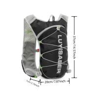 Mochila de hidratación ligera para maratón unisex - Mochila de ciclismo duradera de nailon con bolsillo de utilidad con cremallera para senderismo al aire libre y viajes, mochila de ciclismo - details 2