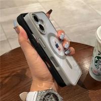 Funda transparente Magsafe de lujo para iPhone 11, 12, 13, 14, 15 16 Pro Max Mini Plus, funda de parachoques con carga inalámbrica magnética - details 3