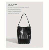 Bolsa de Tote Hexagonal Geométrica Material PVC Duradero Cierre Magnético - details 8