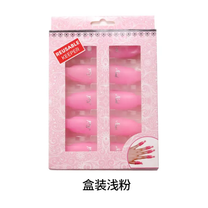 Herramientas de Manicura para Eliminación de Esmalte de Uñas 10PCS Clips de Gel UV Herramienta de Envuelto para Remoción de Fluido Normal en Belleza - 1