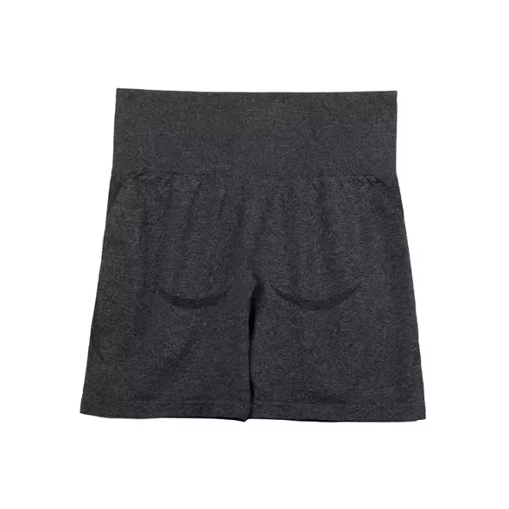 Pantalones cortos deportivos de entrenamiento reforzados sin costuras para mujer, ropa de gimnasia, pantalones cortos de yoga - 1